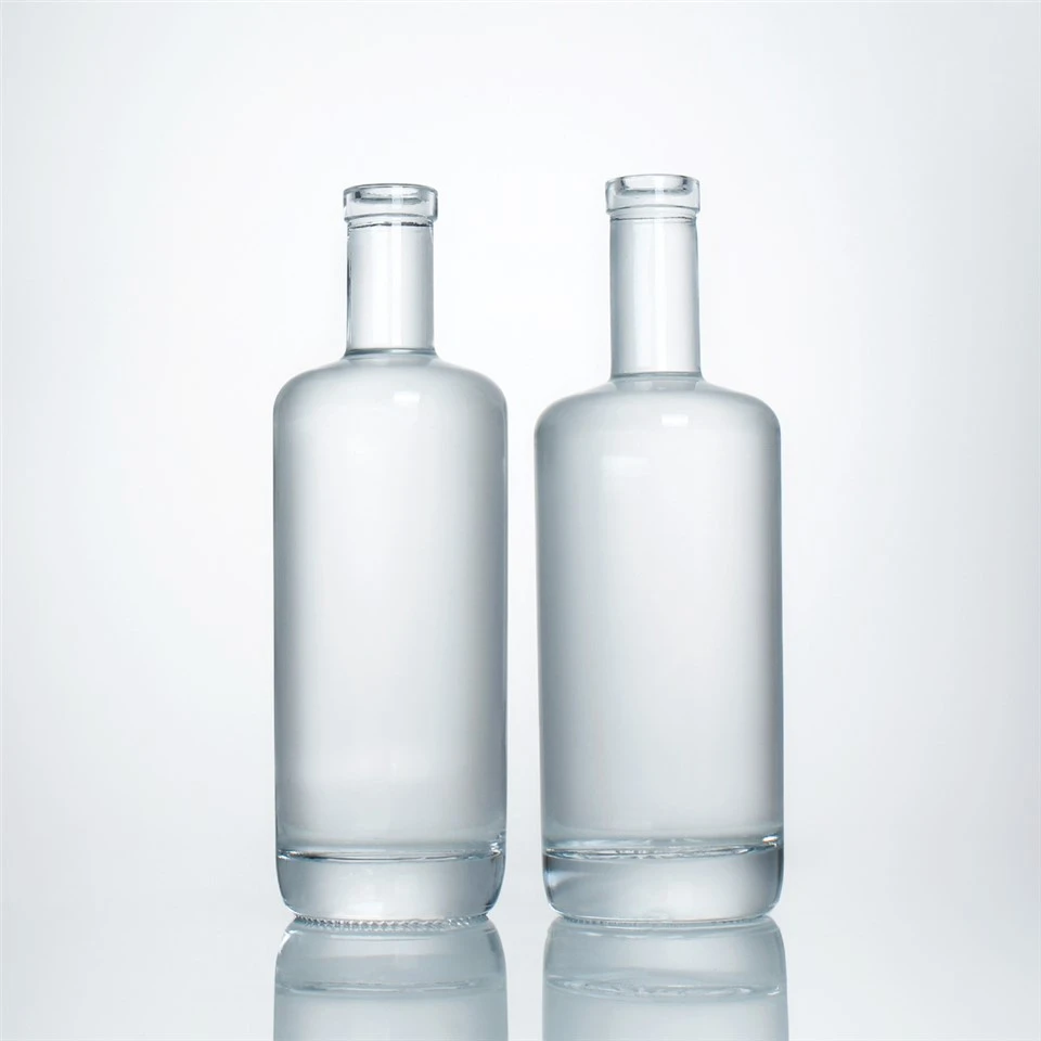 Extra Flint Heavy Vodka Glass Bottle