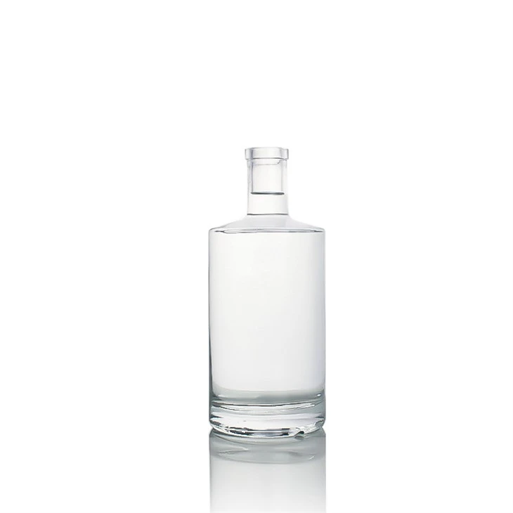 750ml 75cl 클리어 스피릿 유리병 럼 진 병, 바 탑