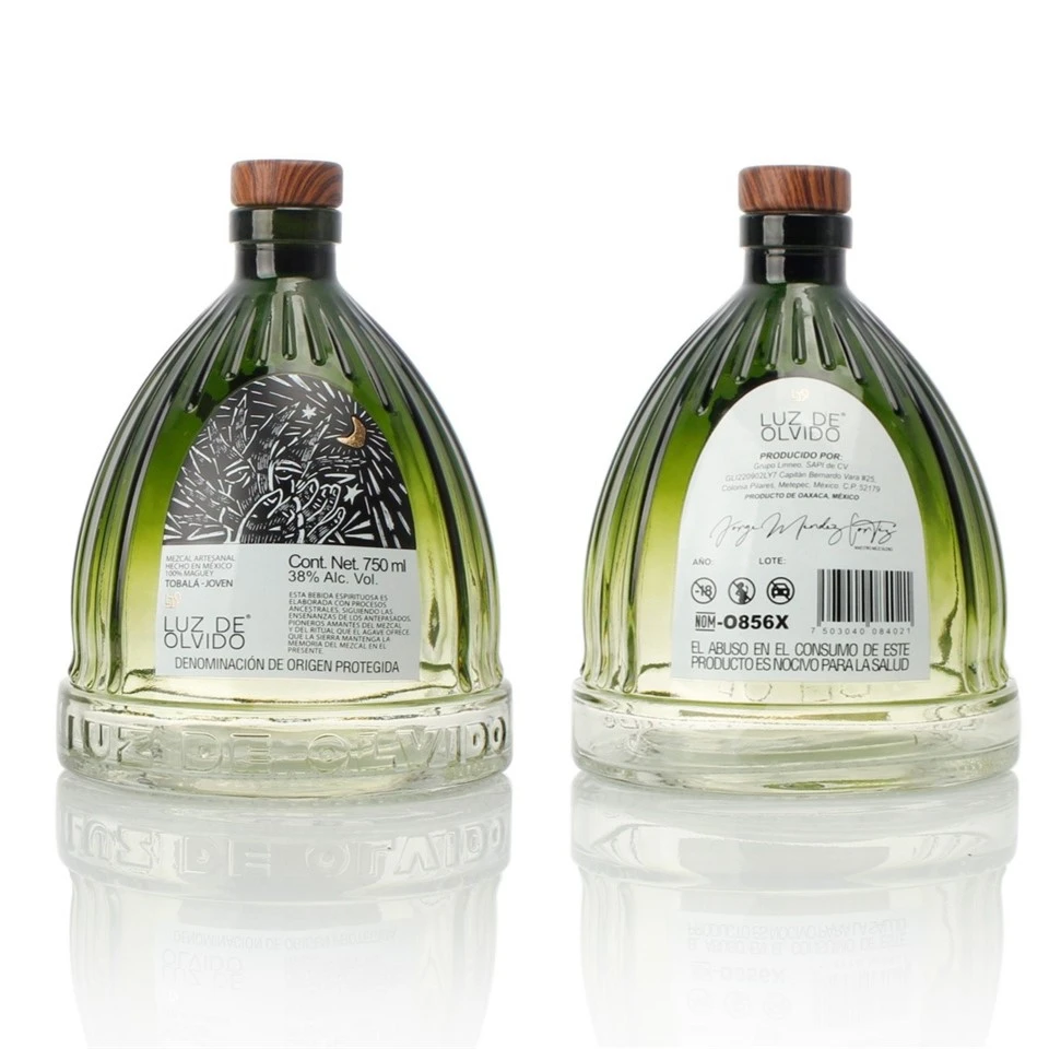 750ml Custom Spraying Decorated Empty Tequila Bottle